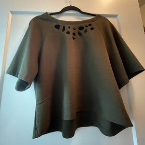 Bobeau Forest Green Top